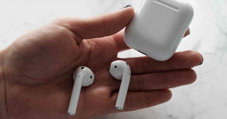 airpods on hand