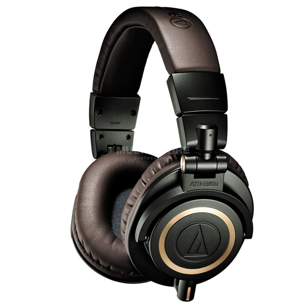 Audio Technica ATH M50X Headphones dark brown