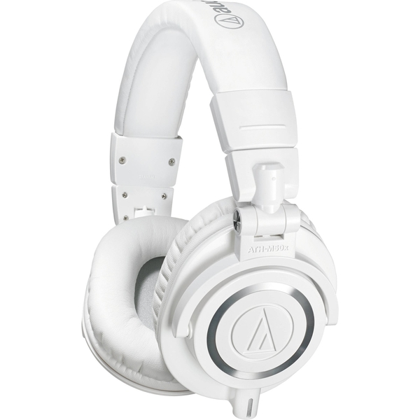 Audio Technica ATH M50X Headphones dark white