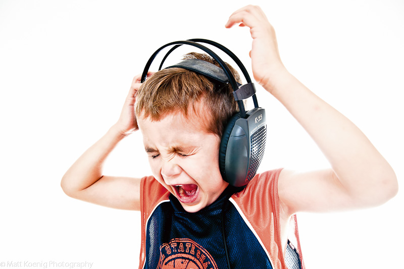 Funny headphones photo